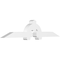 Ekena Millwork Ericson Architectural Grade PVC Gable Bracket, 96"W x 20"H x 6"D x 6"F, 5/12 Pitch GBP096X20X0606ERI00 - alternate 1